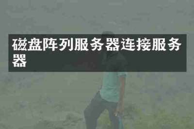 磁盘阵列服务器连接服务器