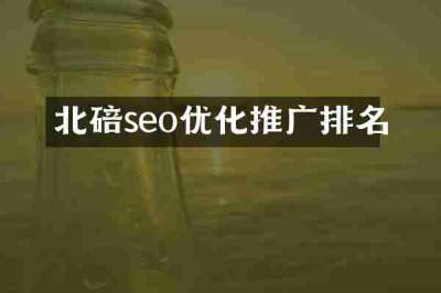 北碚seo优化推广排名
