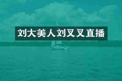 刘大美人刘叉叉直播
