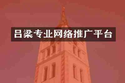 吕梁专业网络推广平台