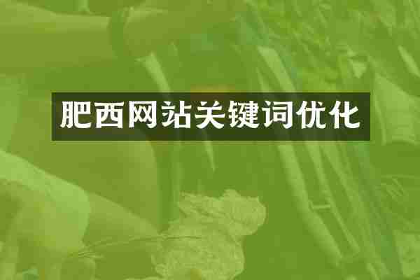 肥西网站关键词优化