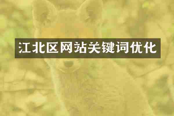江北区网站关键词优化