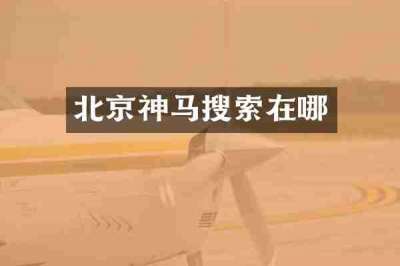 北京神马搜索在哪
