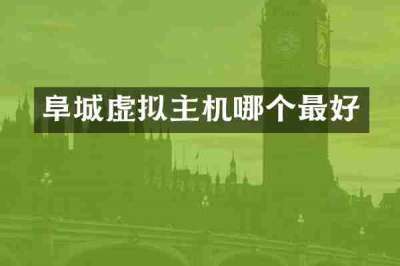 阜城虚拟主机哪个最好