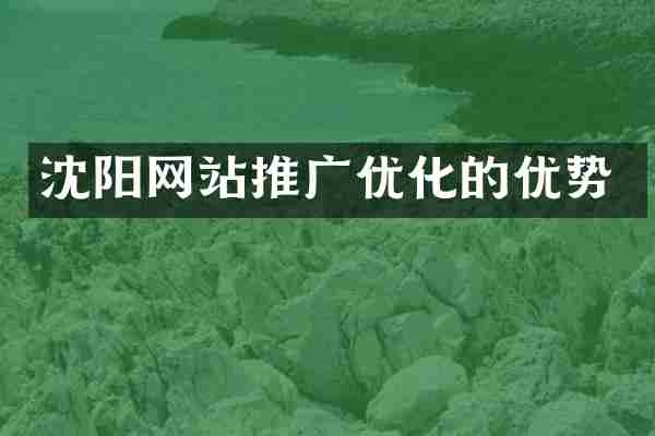 沈阳网站推广优化的优势