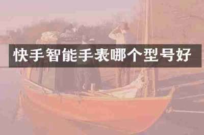 快手智能手表哪个型号好