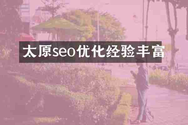 太原seo优化经验丰富