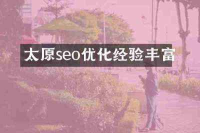 太原seo优化经验丰富