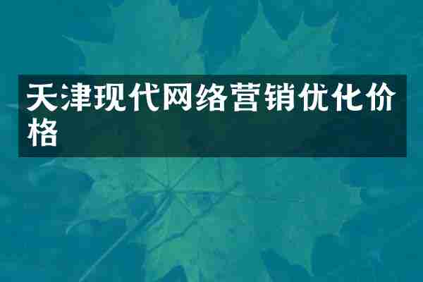天津现代网络营销优化价格