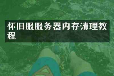 怀旧服服务器内存清理教程