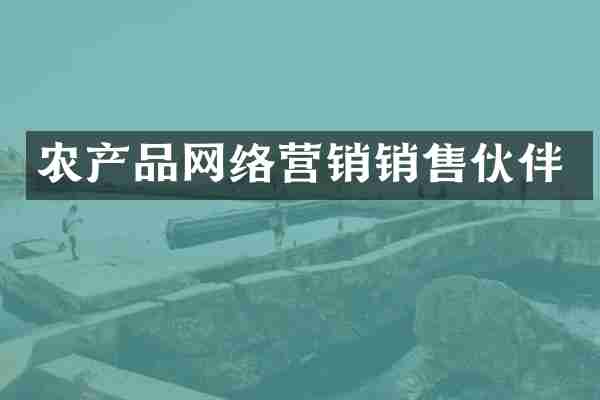 农产品网络营销销售伙伴
