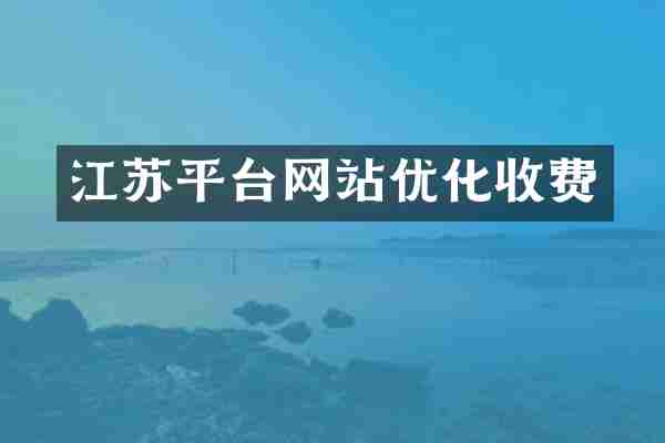 江苏平台网站优化收费