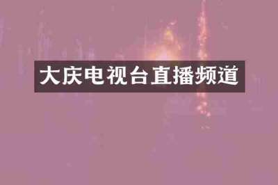 大庆电视台直播频道