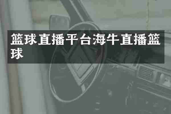 篮球直播平台海牛直播篮球