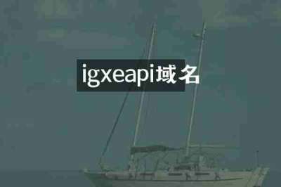 igxeapi域名