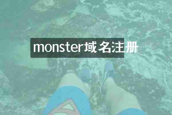 monster域名注册