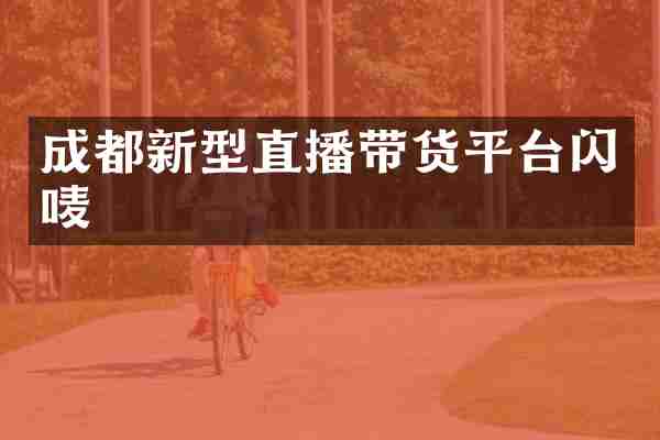 成都新型直播带货平台闪唛