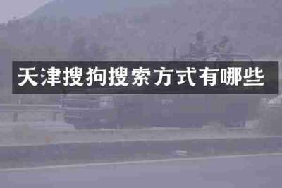 天津搜狗搜索方式有哪些