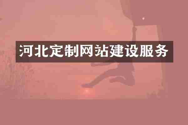 河北定制网站建设服务