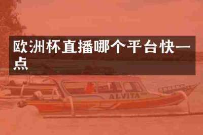 欧洲杯直播哪个平台快一点