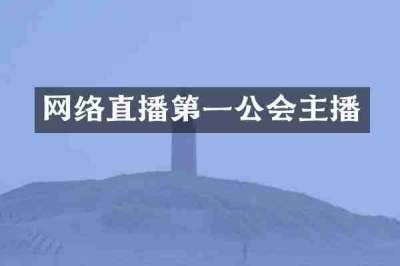 网络直播第一公会主播