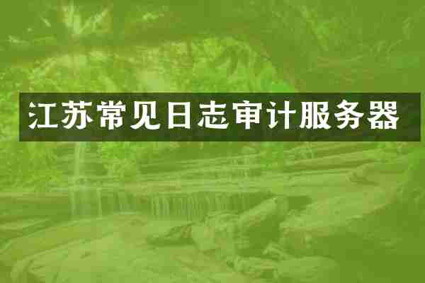 江苏常见日志审计服务器
