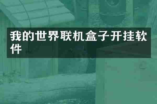 我的世界联机盒子开挂软件