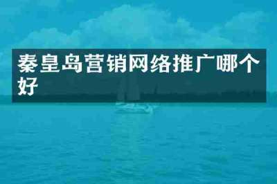 秦皇岛营销网络推广哪个好