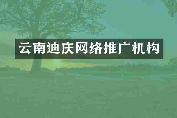 云南迪庆网络推广机构