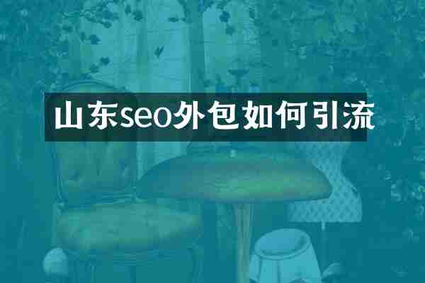 山东seo外包如何引流
