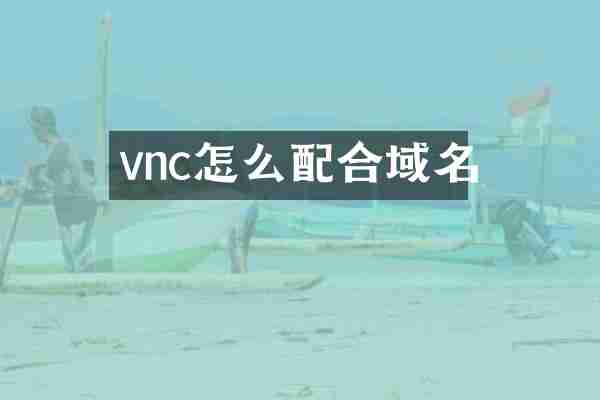 vnc怎么配合域名