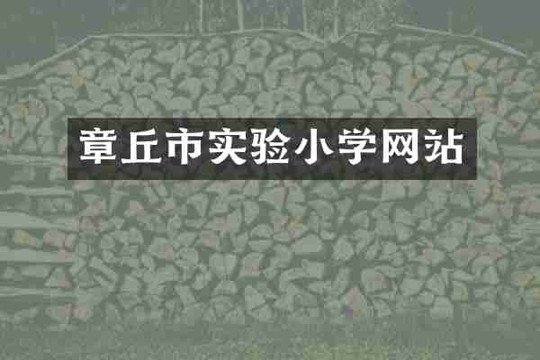 章丘市实验小学网站