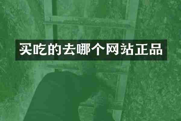 买吃的去哪个网站正品
