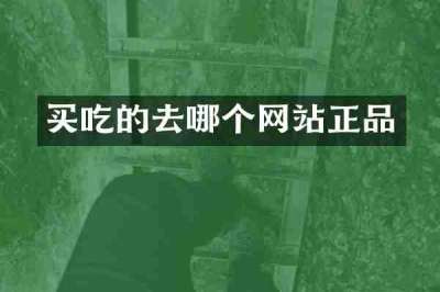买吃的去哪个网站正品