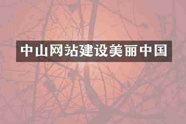 中山网站建设美丽中国