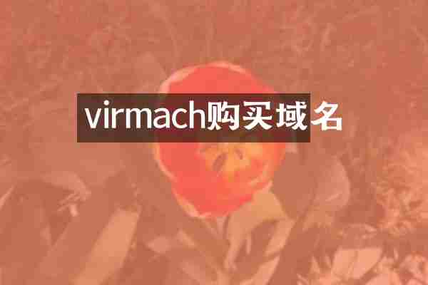 virmach购买域名