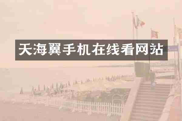 天海翼手机网站