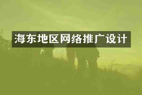 海东地区网络推广设计