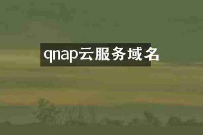 qnap云服务域名