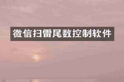 微信扫雷尾数控制软件