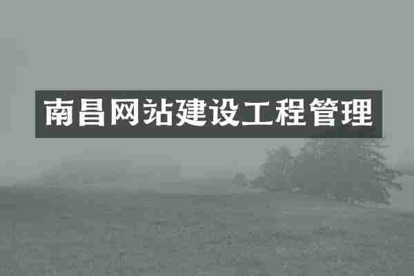南昌网站建设工程管理