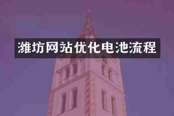 潍坊网站优化电池流程