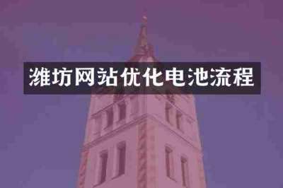 潍坊网站优化电池流程