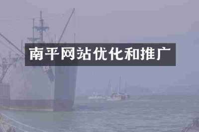 南平网站优化和推广