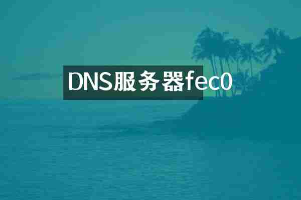 DNS服务器fec0