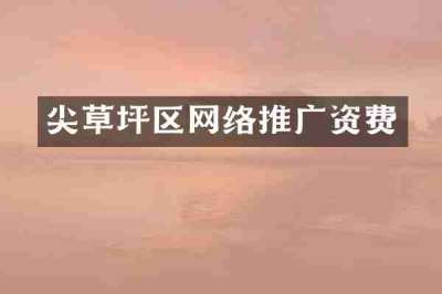 尖草坪区网络推广资费