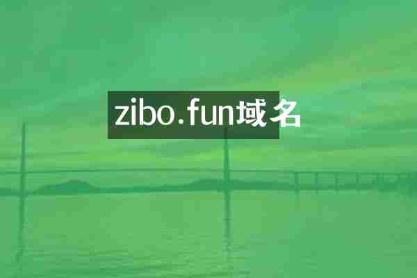 zibo.fun域名