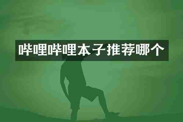 哔哩哔哩本子推荐哪个