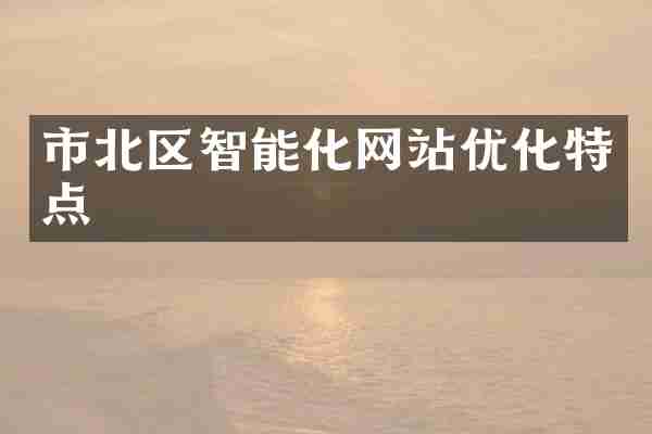 市北区智能化网站优化特点