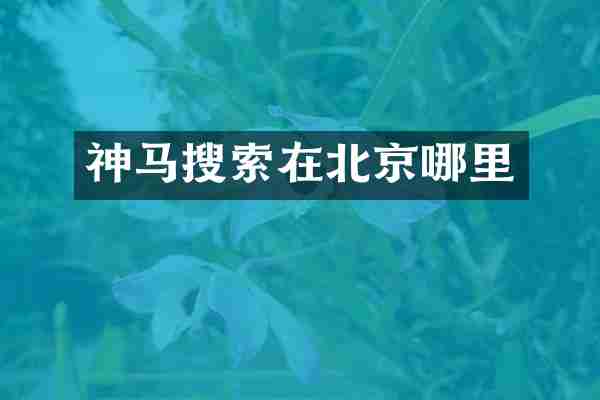 神马搜索在北京哪里